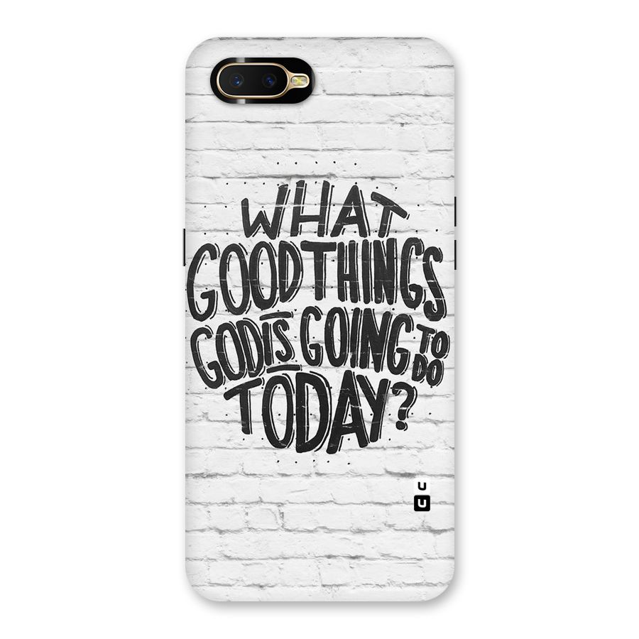 Wall Good Back Case for Oppo K1