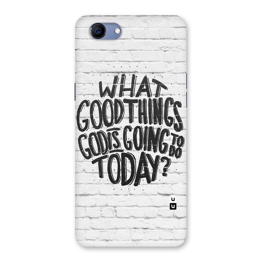 Wall Good Back Case for Oppo Realme 1