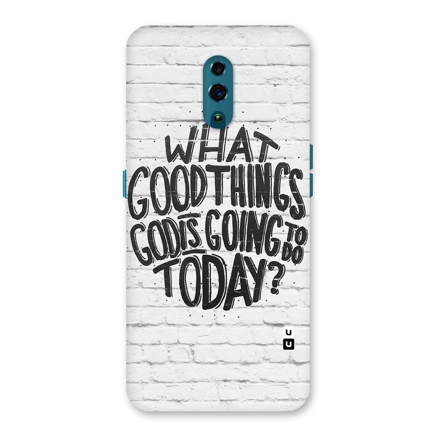Wall Good Back Case for Oppo Reno