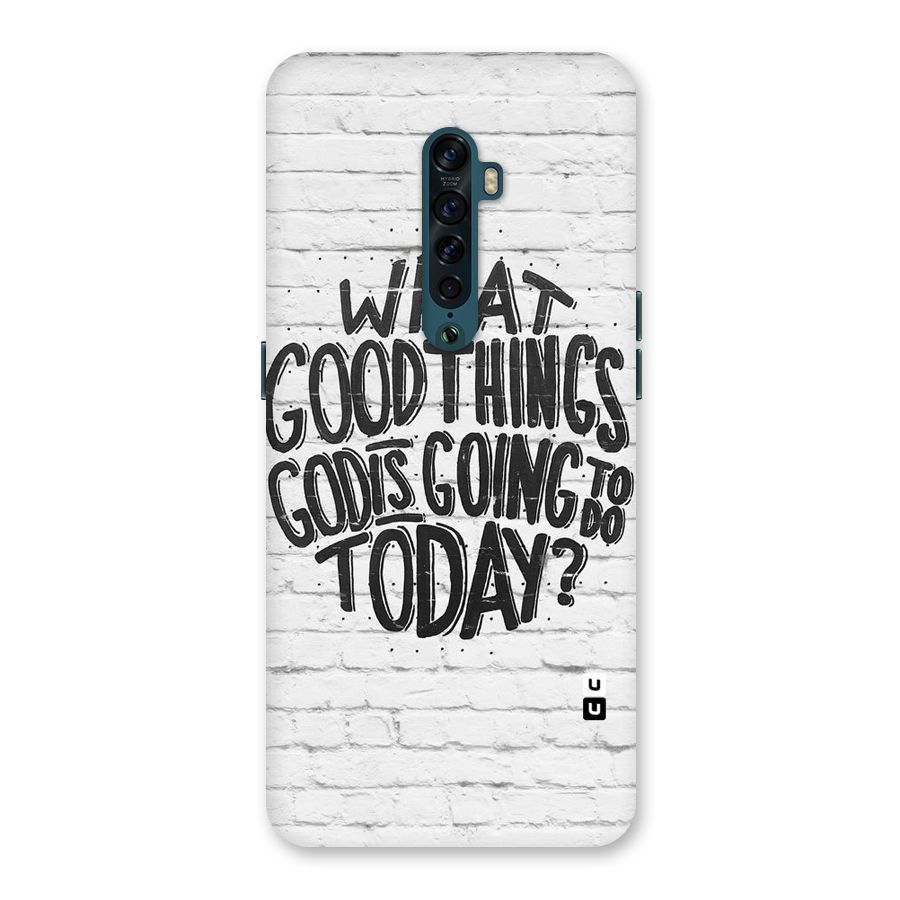 Wall Good Back Case for Oppo Reno2