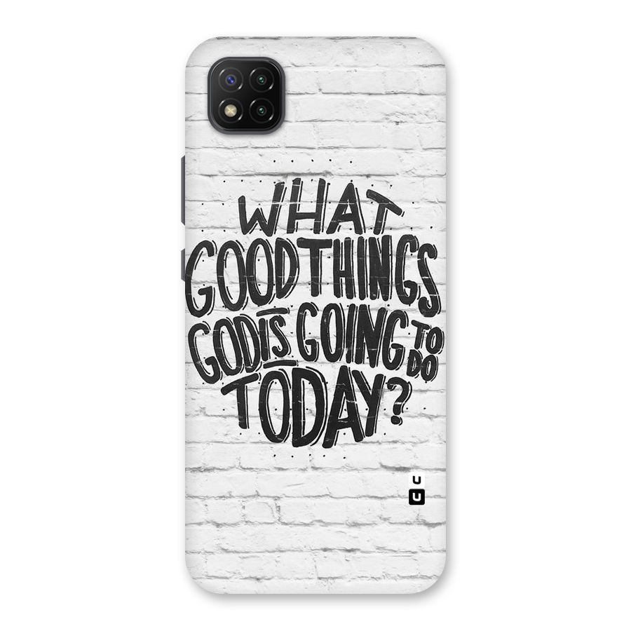 Wall Good Back Case for Poco C3