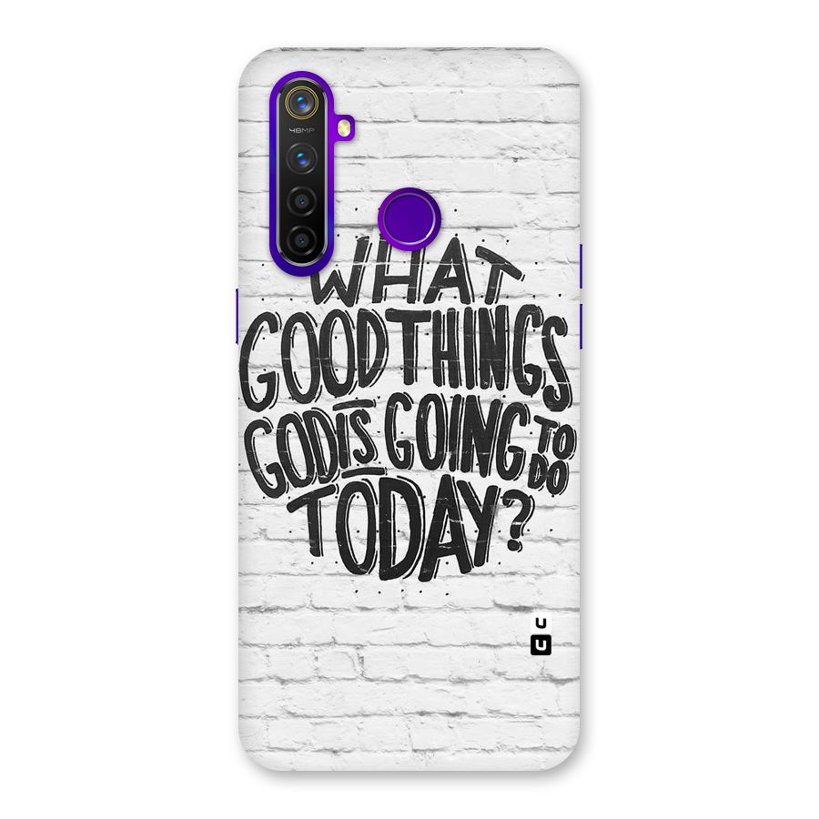 Wall Good Back Case for Realme 5 Pro