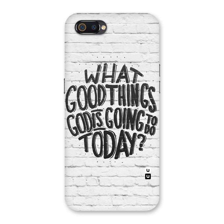 Wall Good Back Case for Realme C2