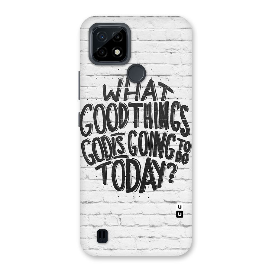 Wall Good Back Case for Realme C21