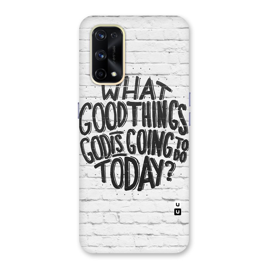 Wall Good Glass Back Case for Realme X7 Pro