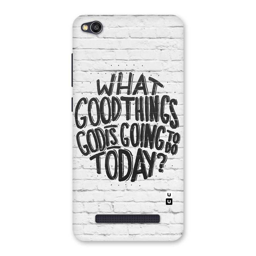 Wall Good Back Case for Redmi 4A
