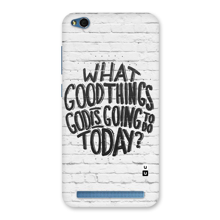 Wall Good Back Case for Redmi 5A