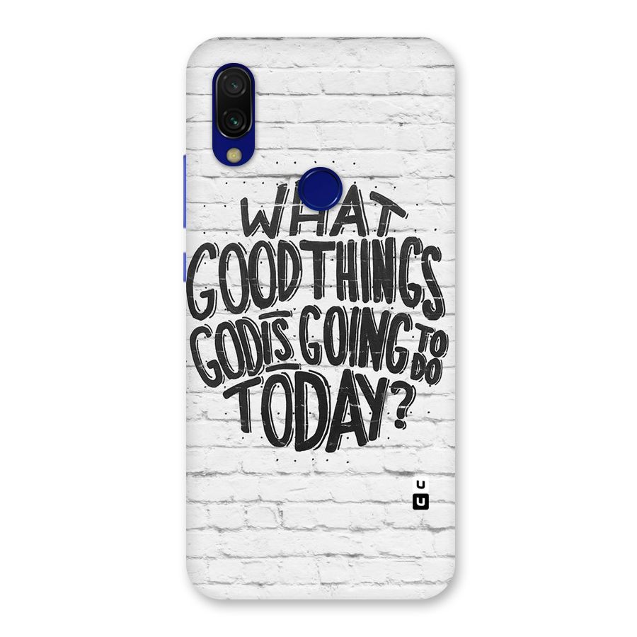 Wall Good Back Case for Redmi 7
