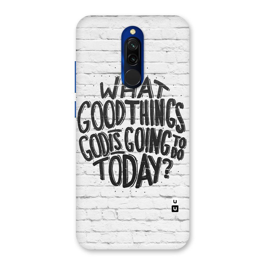 Wall Good Back Case for Redmi 8