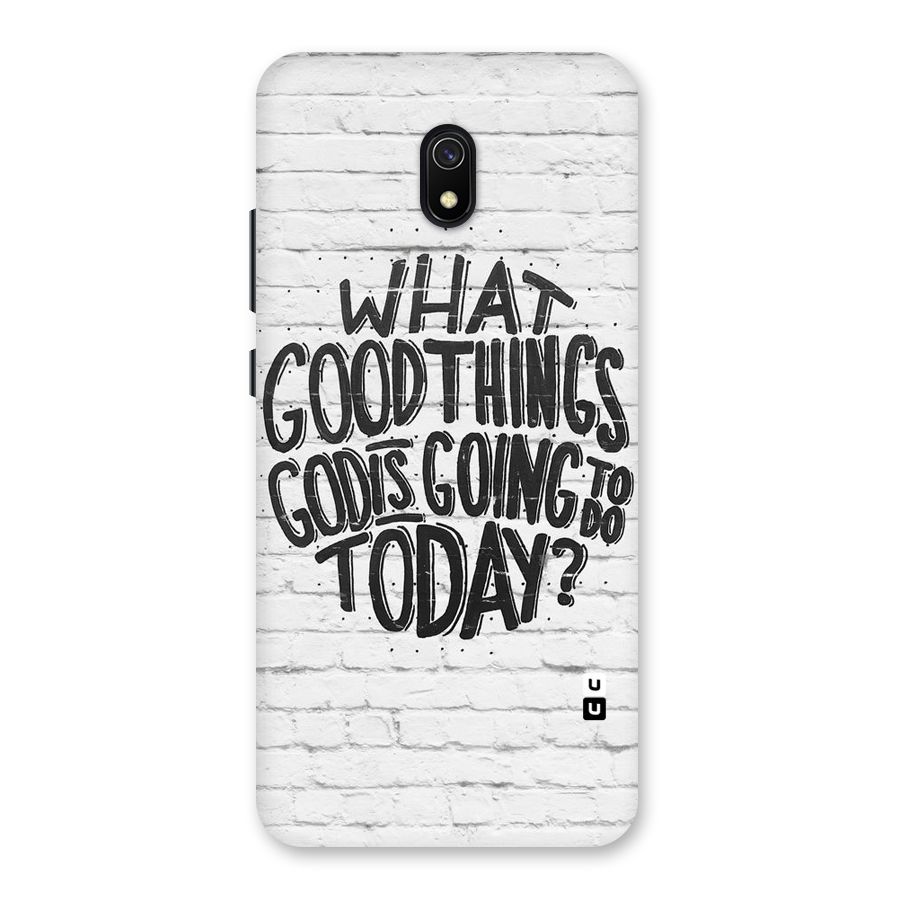 Wall Good Back Case for Redmi 8A