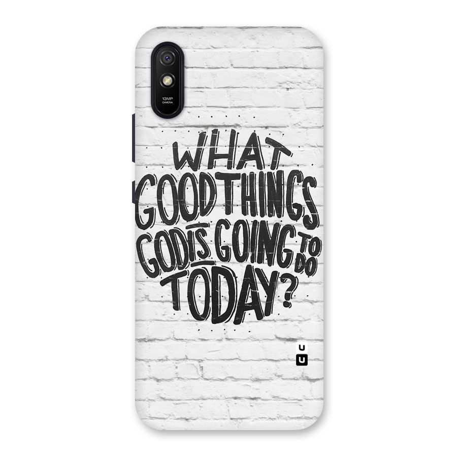 Wall Good Back Case for Redmi 9A