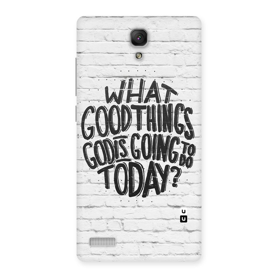Wall Good Back Case for Redmi Note