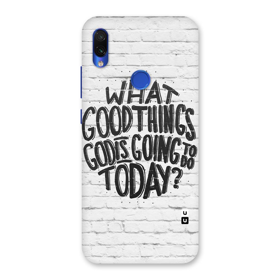 Wall Good Back Case for Redmi Note 7S