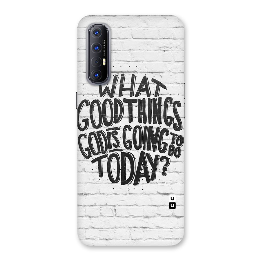 Wall Good Back Case for Reno3 Pro