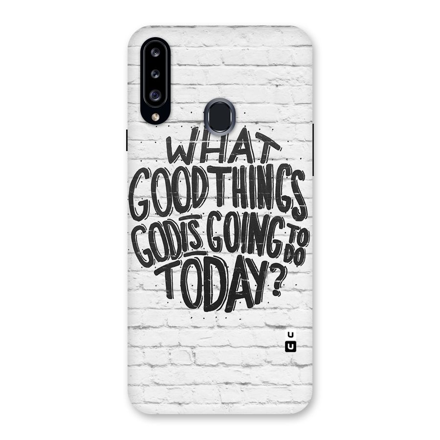 Wall Good Back Case for Samsung Galaxy A20s