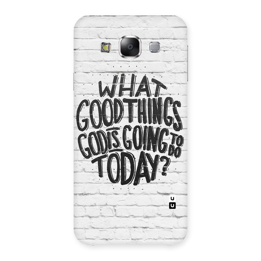 Wall Good Back Case for Samsung Galaxy E5