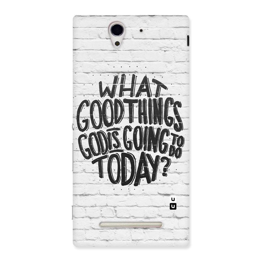 Wall Good Back Case for Sony Xperia C3