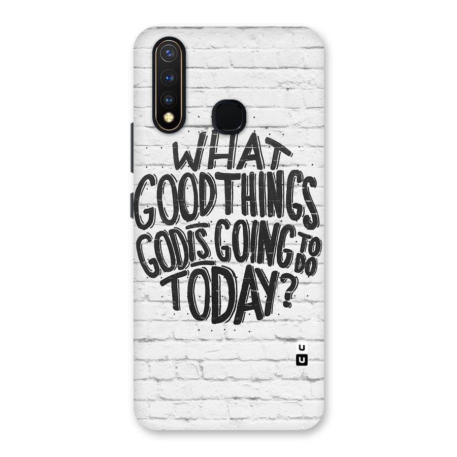 Wall Good Back Case for Vivo U20