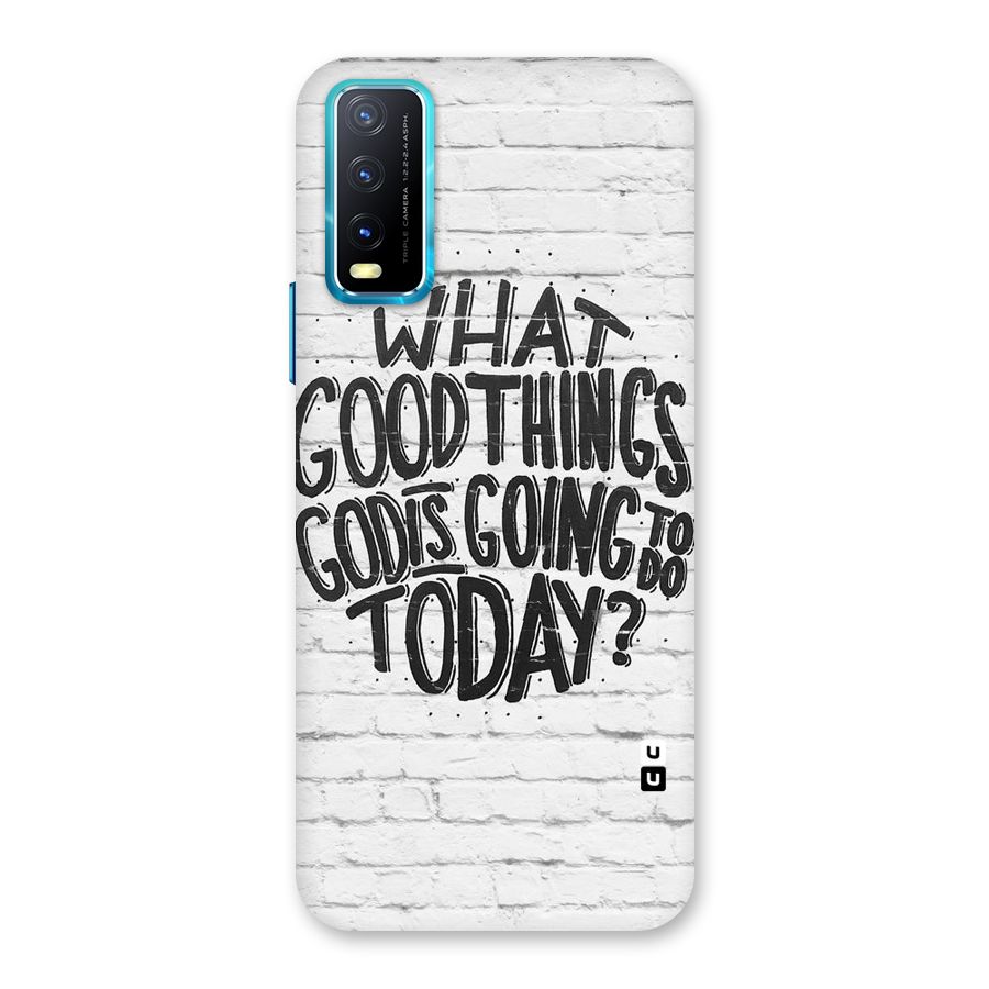 Wall Good Back Case for Vivo Y20G
