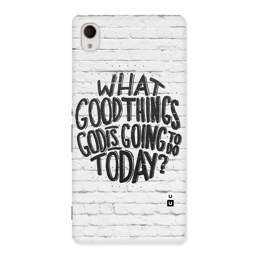 Wall Good Back Case for Xperia M4 Aqua