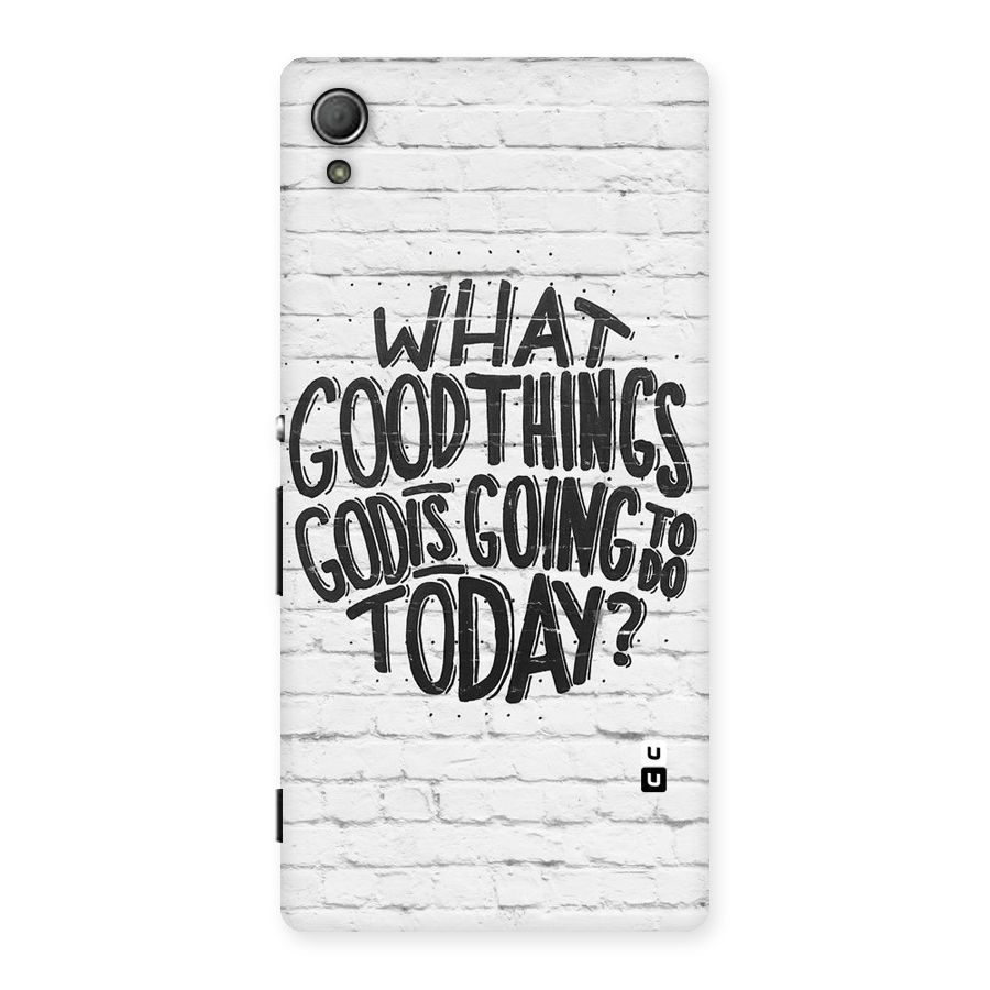 Wall Good Back Case for Xperia Z3 Plus