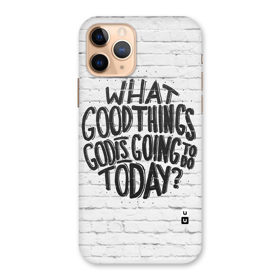 Wall Good Back Case for iPhone 11 Pro