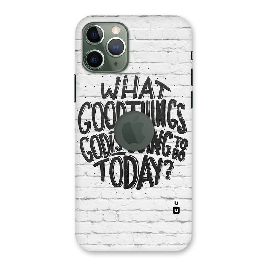 Wall Good Back Case for iPhone 11 Pro Logo  Cut