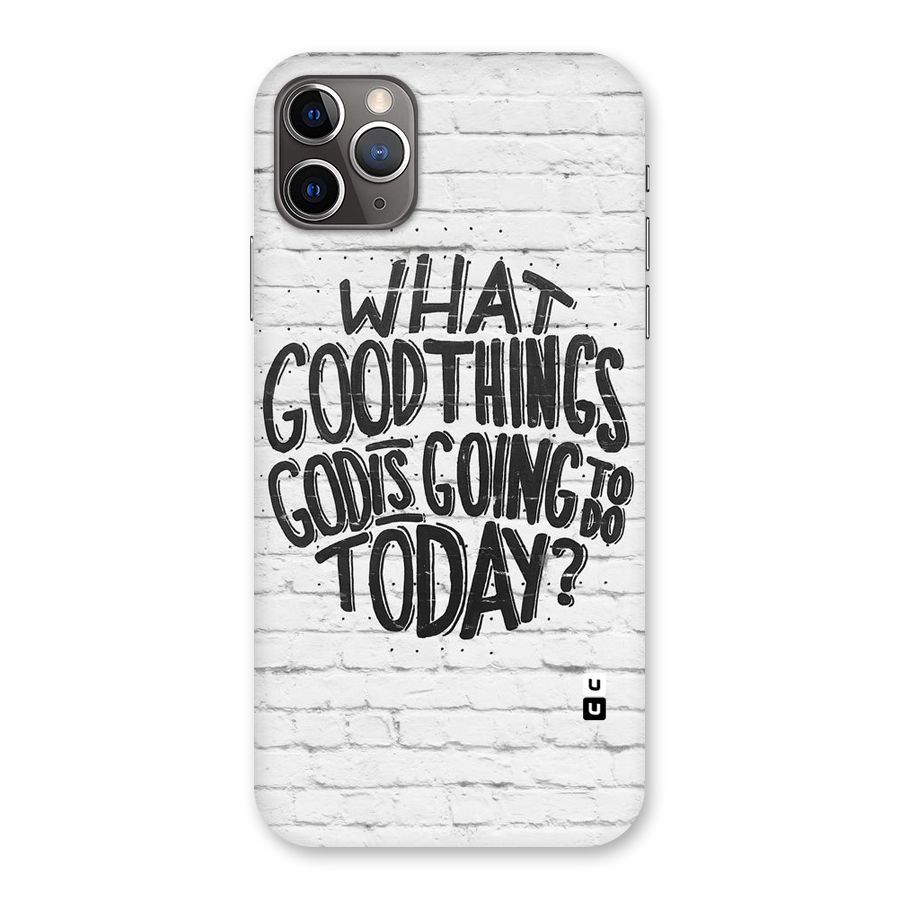 Wall Good Back Case for iPhone 11 Pro Max