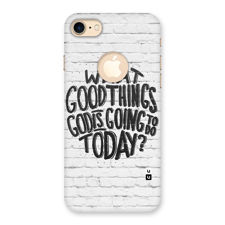 Wall Good Back Case for iPhone 7 Logo Cut