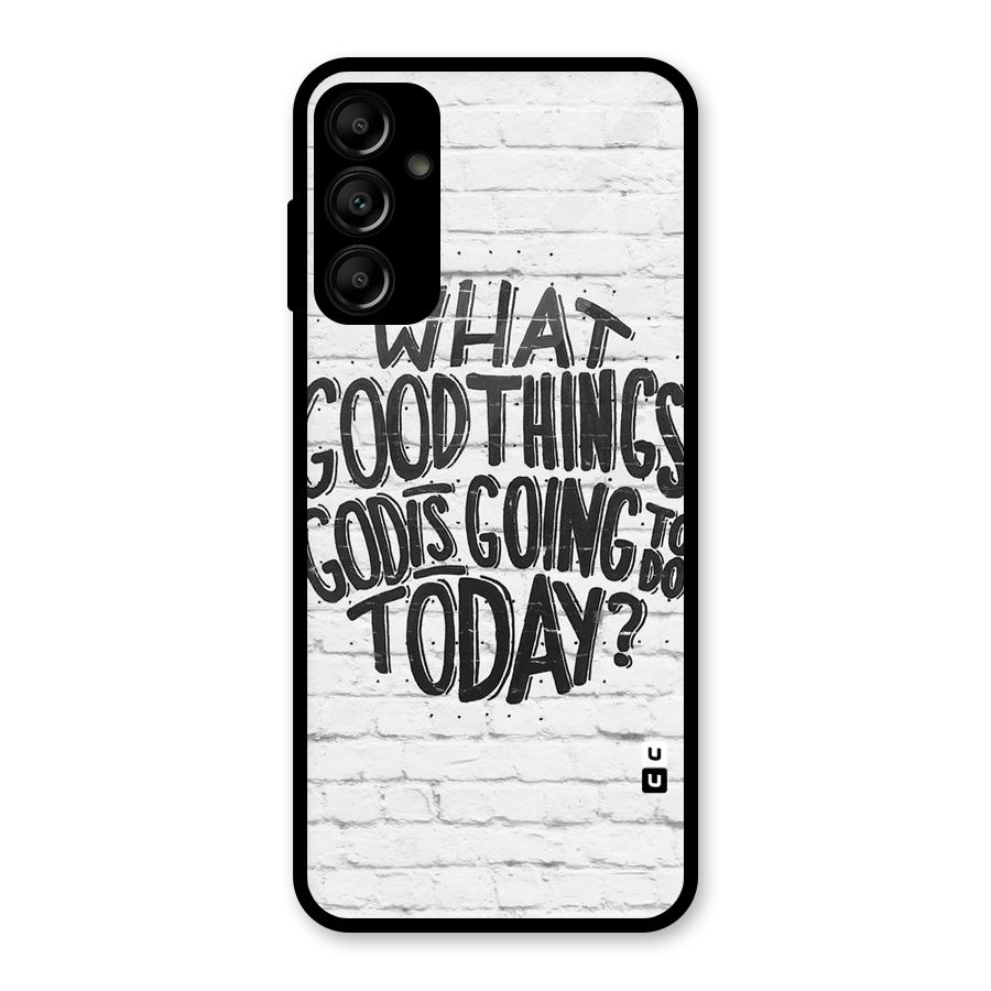 Wall Good Glass Back Case for Galaxy A14 5G