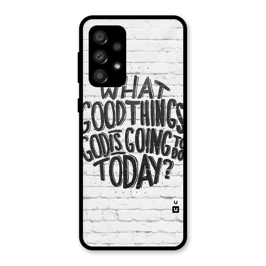 Wall Good Glass Back Case for Galaxy A32