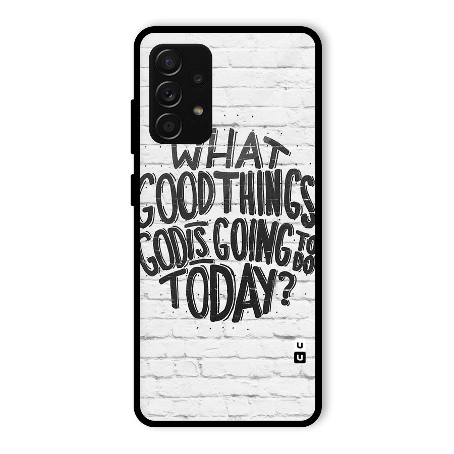 Wall Good Glass Back Case for Galaxy A53 5G