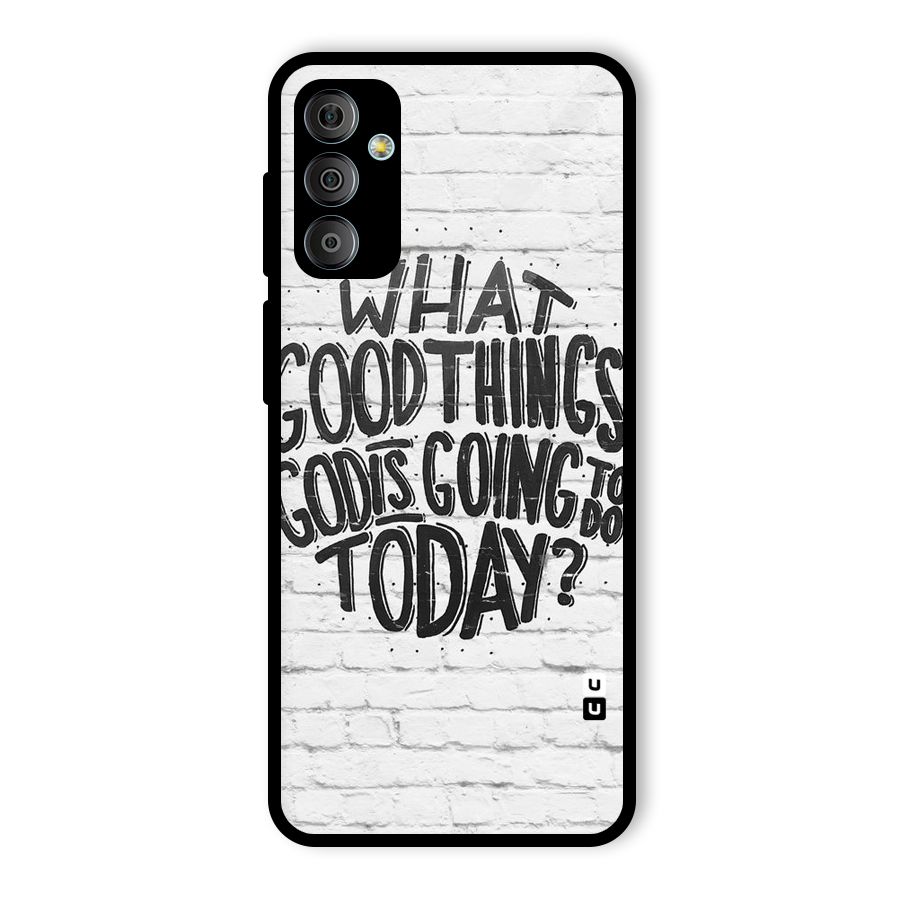 Wall Good Glass Back Case for Galaxy F23