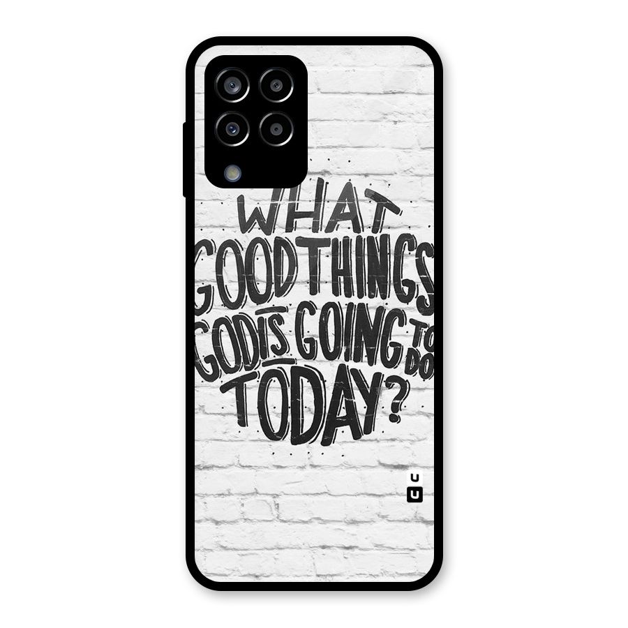 Wall Good Glass Back Case for Galaxy M33