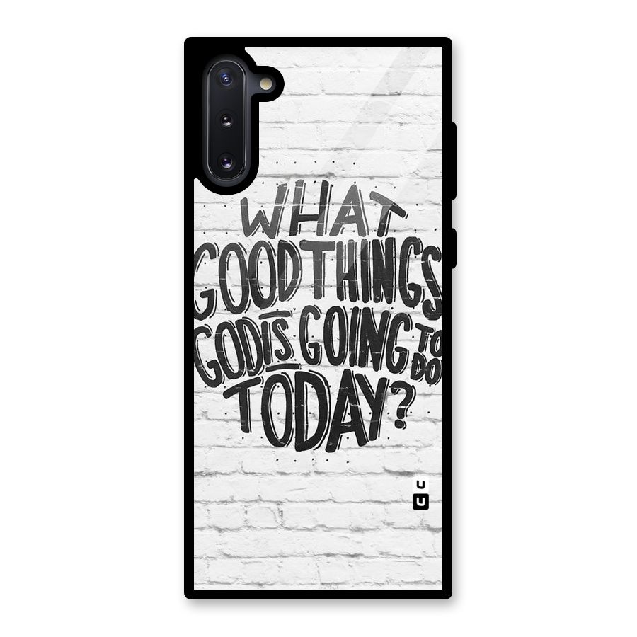 Wall Good Glass Back Case for Galaxy Note 10