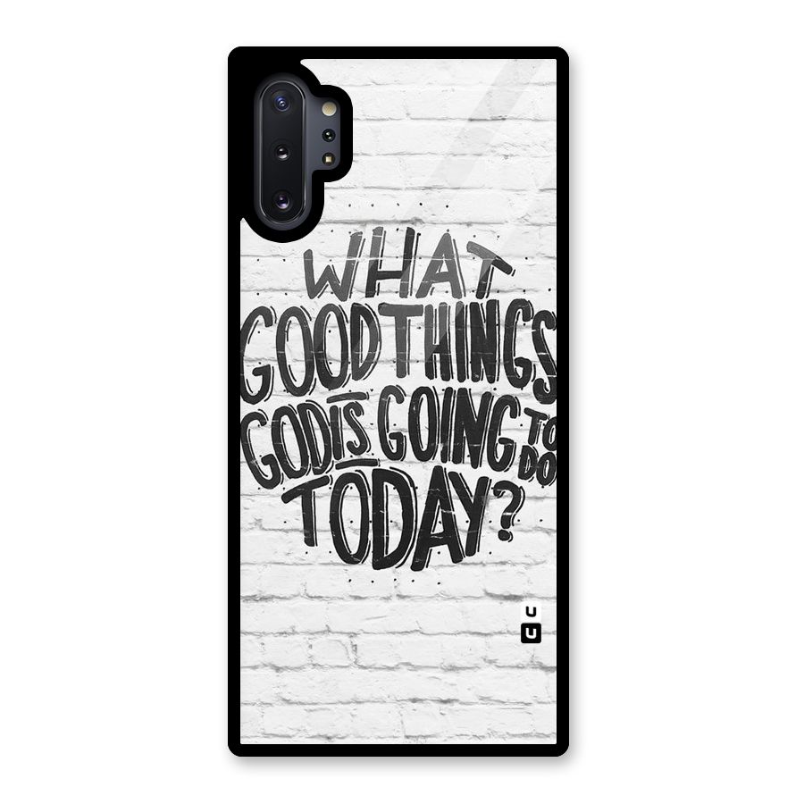 Wall Good Glass Back Case for Galaxy Note 10 Plus