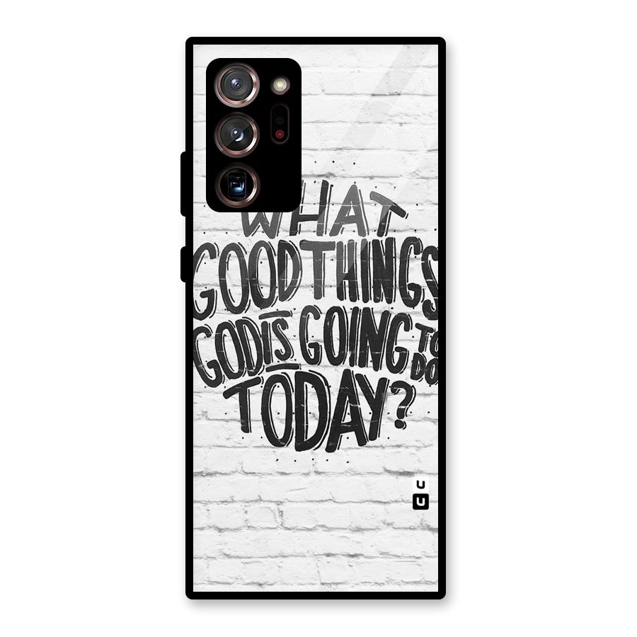 Wall Good Glass Back Case for Galaxy Note 20 Ultra