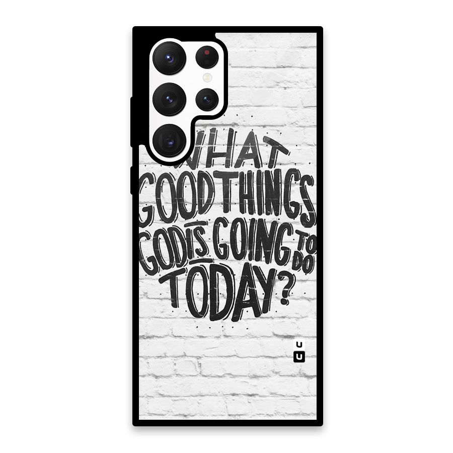 Wall Good Glass Back Case for Galaxy S22 Ultra 5G