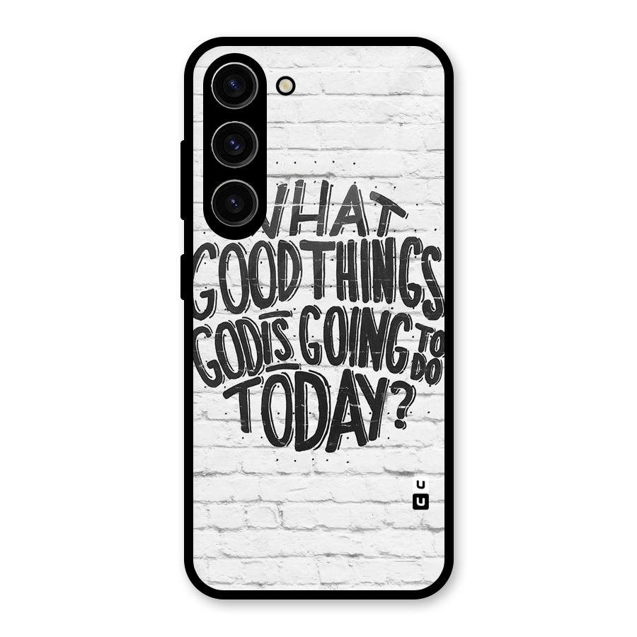Wall Good Glass Back Case for Galaxy S23