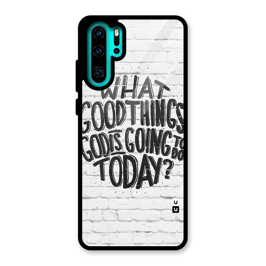 Wall Good Glass Back Case for Huawei P30 Pro