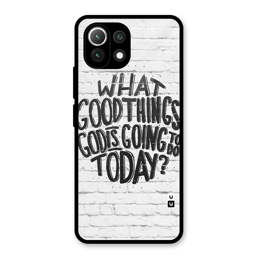 Wall Good Glass Back Case for Mi 11 Lite