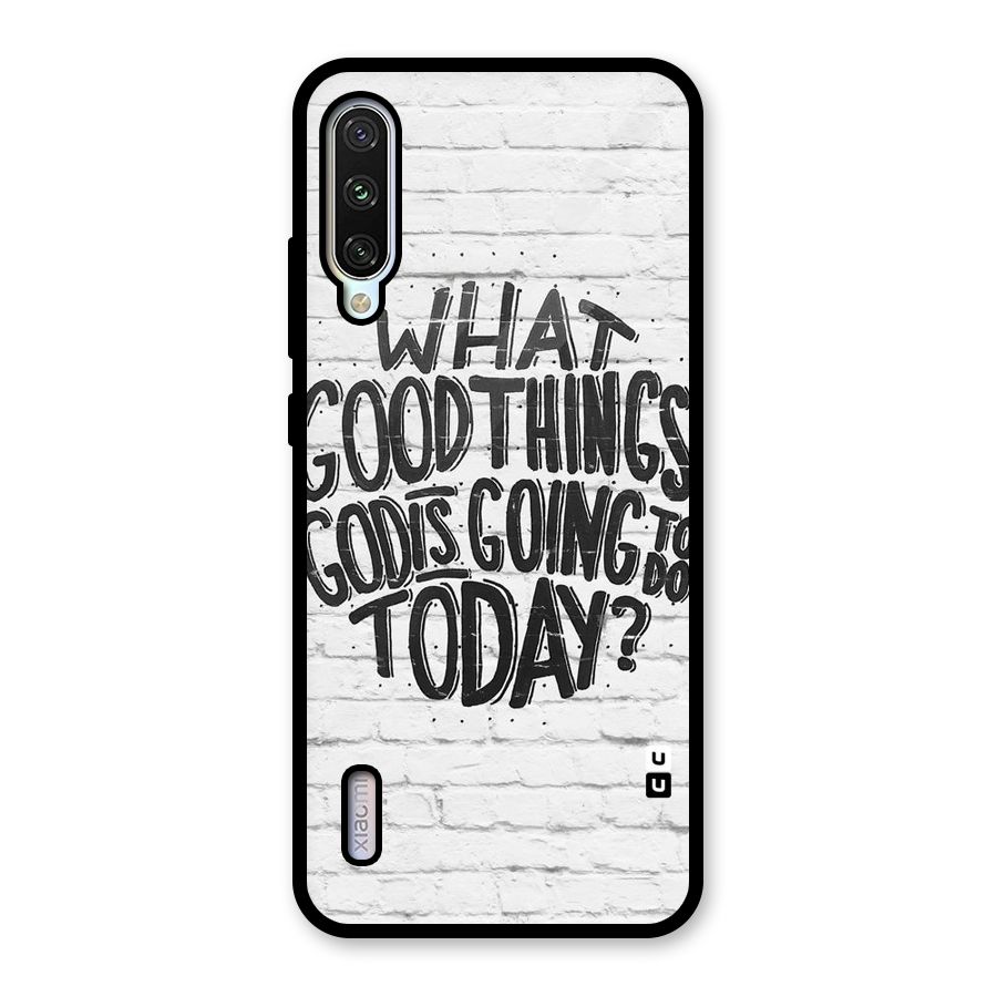 Wall Good Glass Back Case for Mi A3