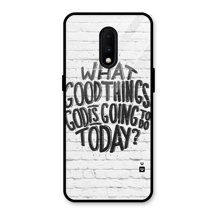Wall Good Glass Back Case for OnePlus 7