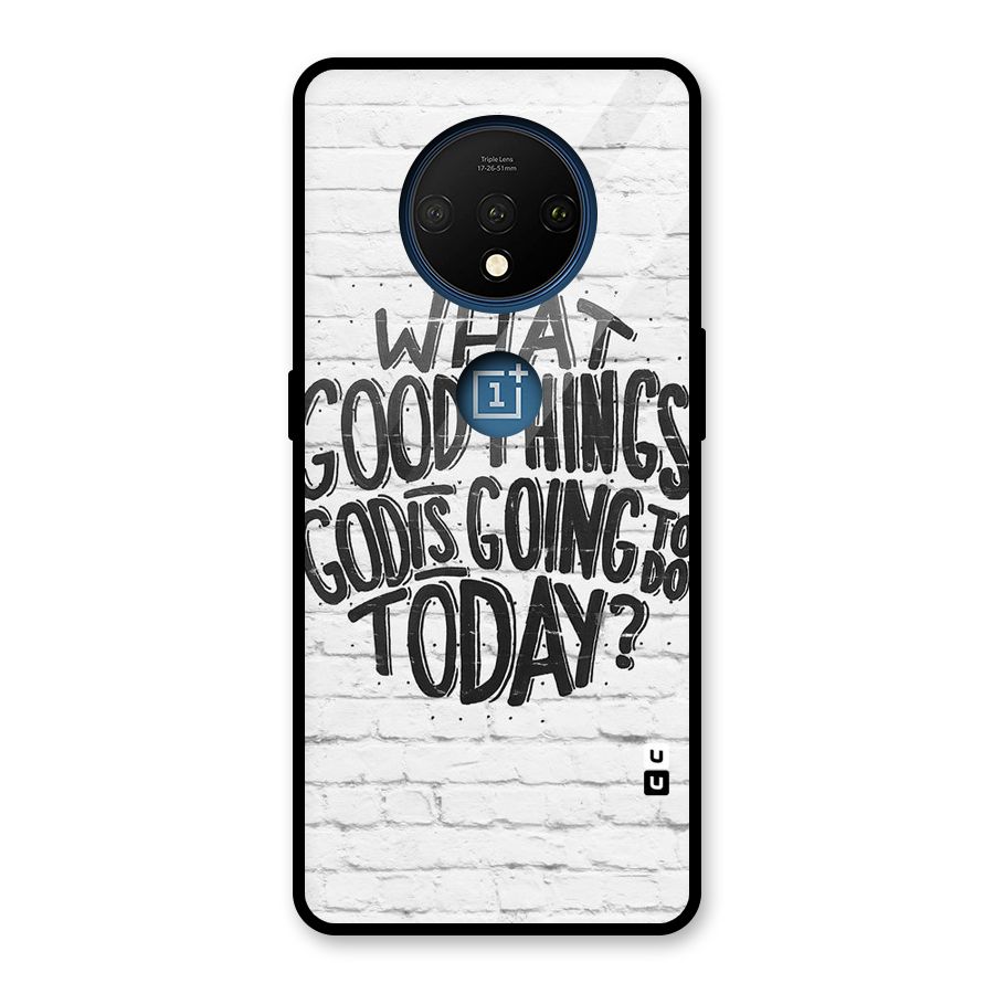 Wall Good Glass Back Case for OnePlus 7T