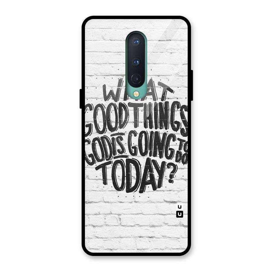 Wall Good Glass Back Case for OnePlus 8
