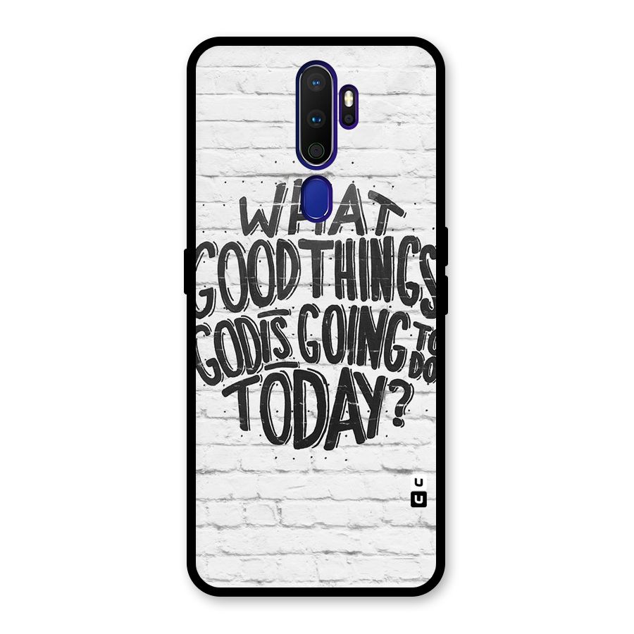 Wall Good Glass Back Case for Oppo A9 (2020)