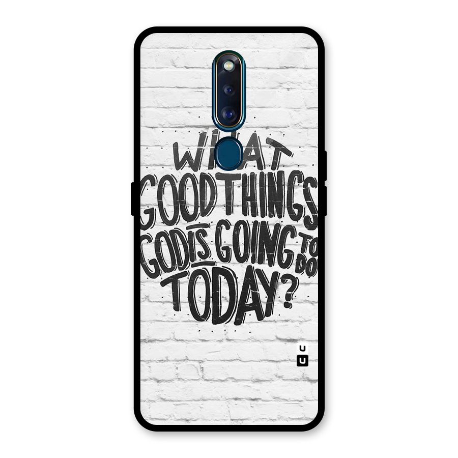 Wall Good Glass Back Case for Oppo F11 Pro