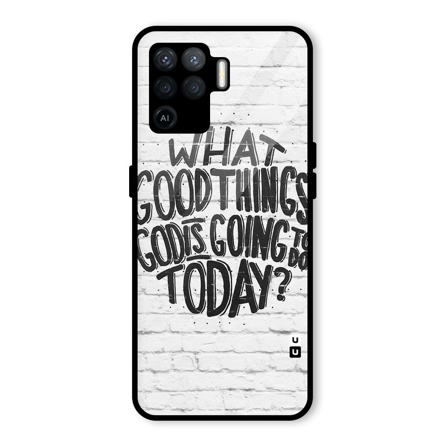 Wall Good Glass Back Case for Oppo F19 Pro