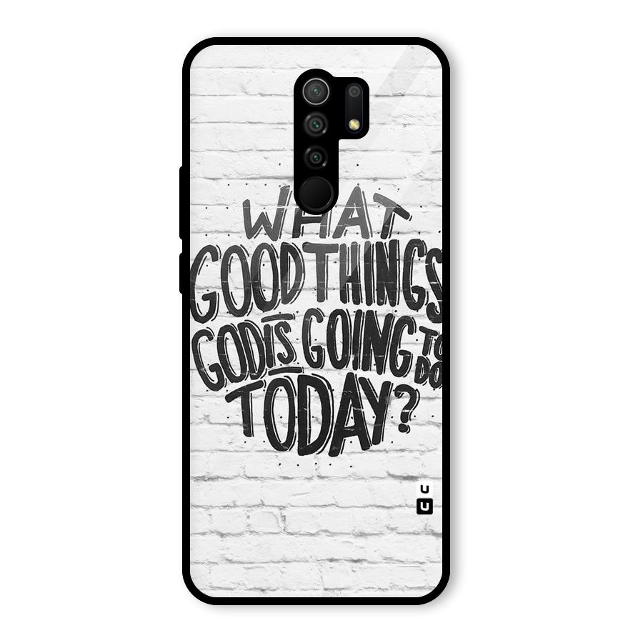 Wall Good Glass Back Case for Poco M2