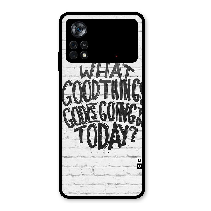 Wall Good Glass Back Case for Poco X4 Pro 5G